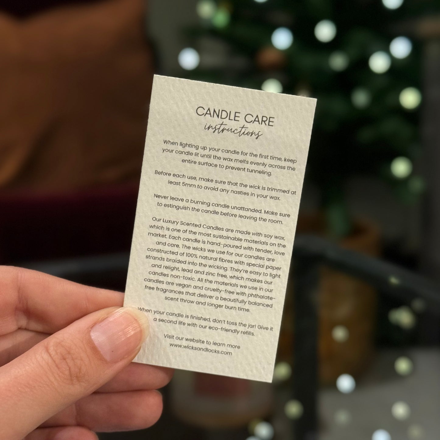 Candle Care Instructions