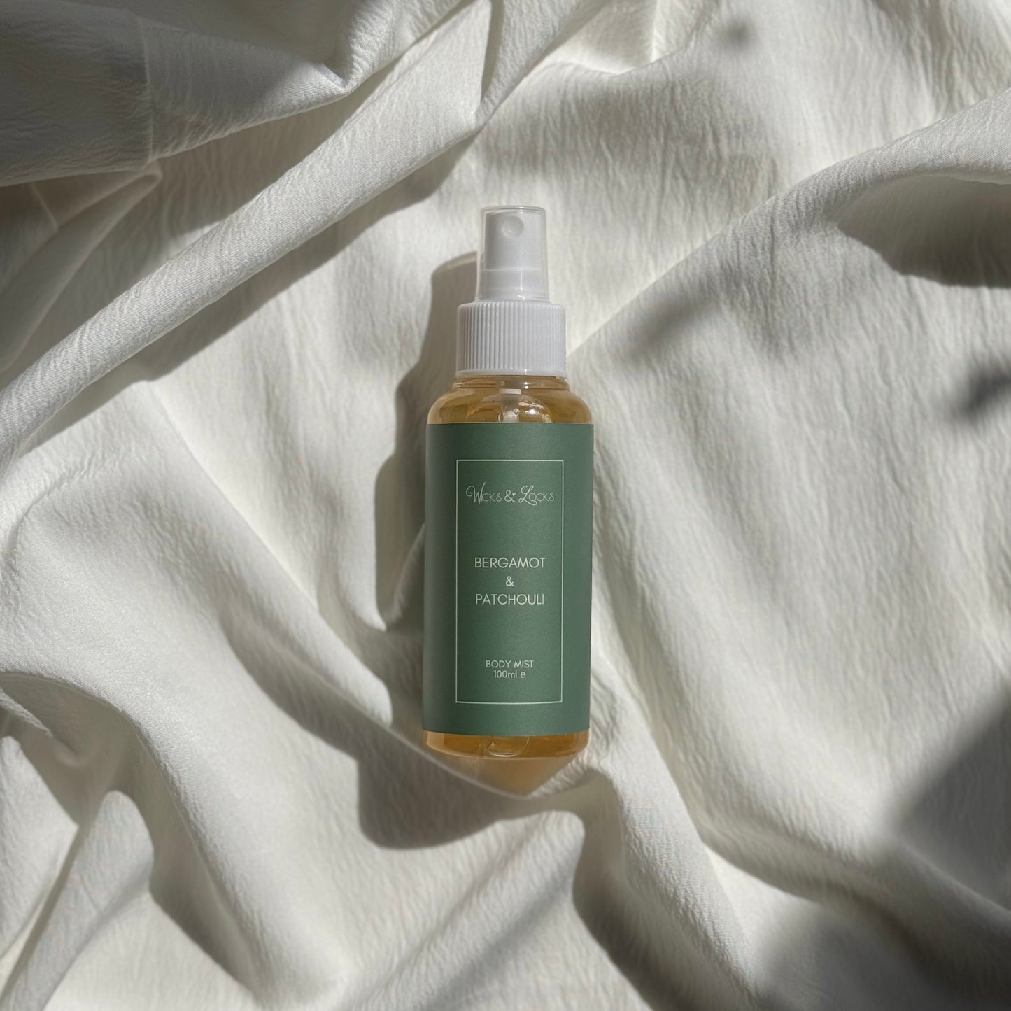 Bergamot & Patchouli | Body Mist | Wicks & Locks | Malta