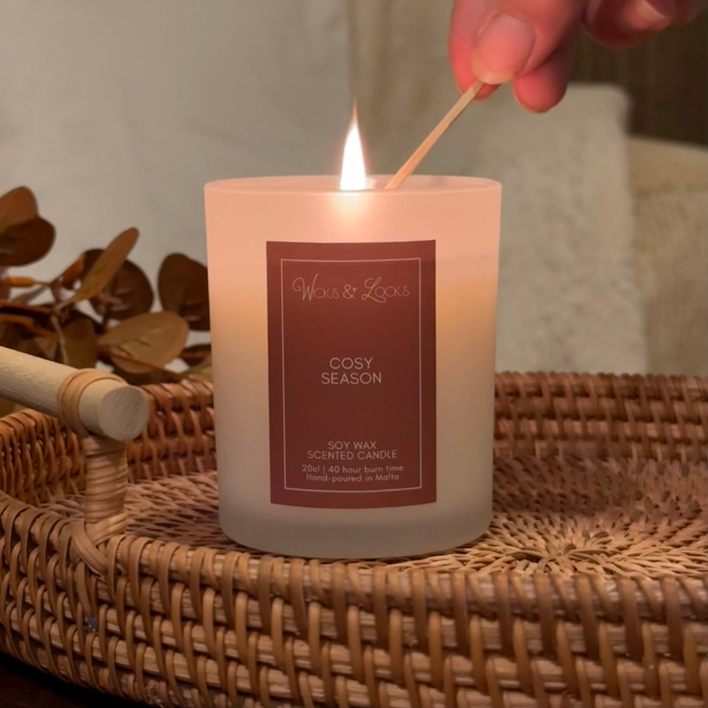 Cosy Season | Luxury Scented Candle | Wicks & Locks