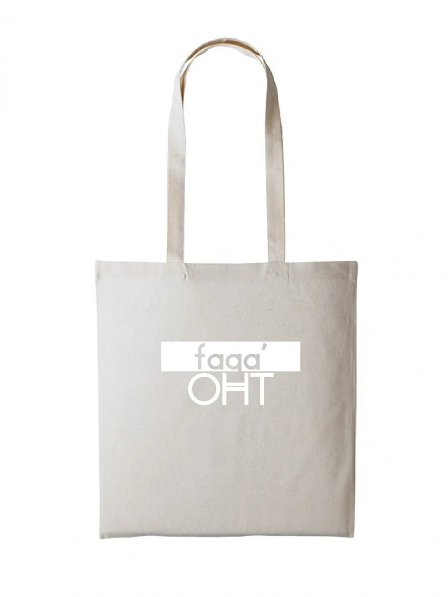 Faqa Oht | Ecru Tote Bag | PARASCANDALO