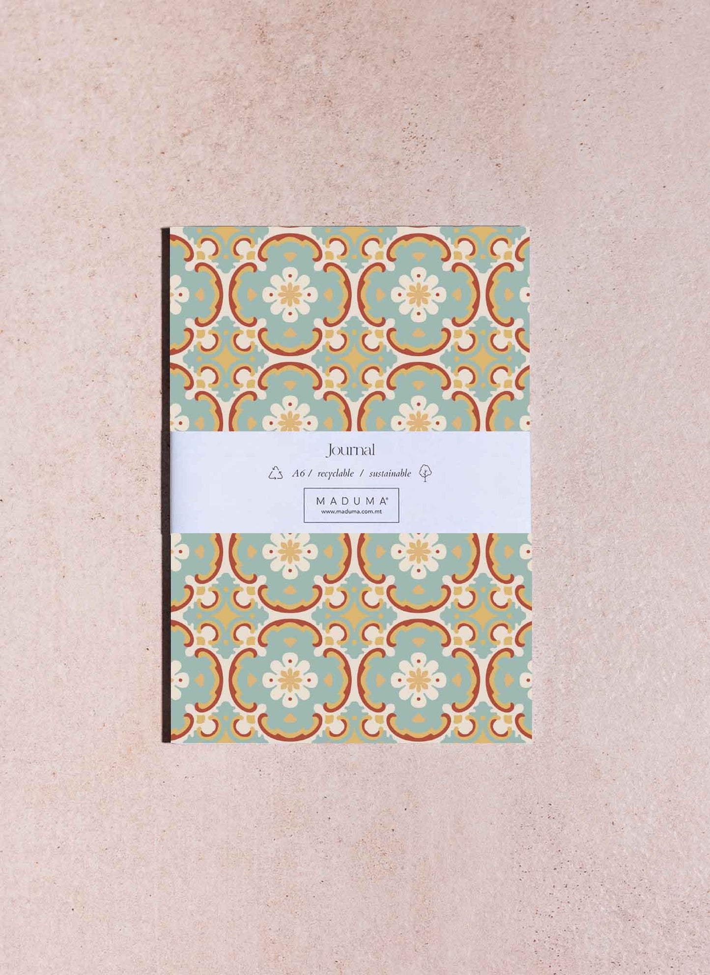 Turquoise A6 Ruled Journal | MADUMA