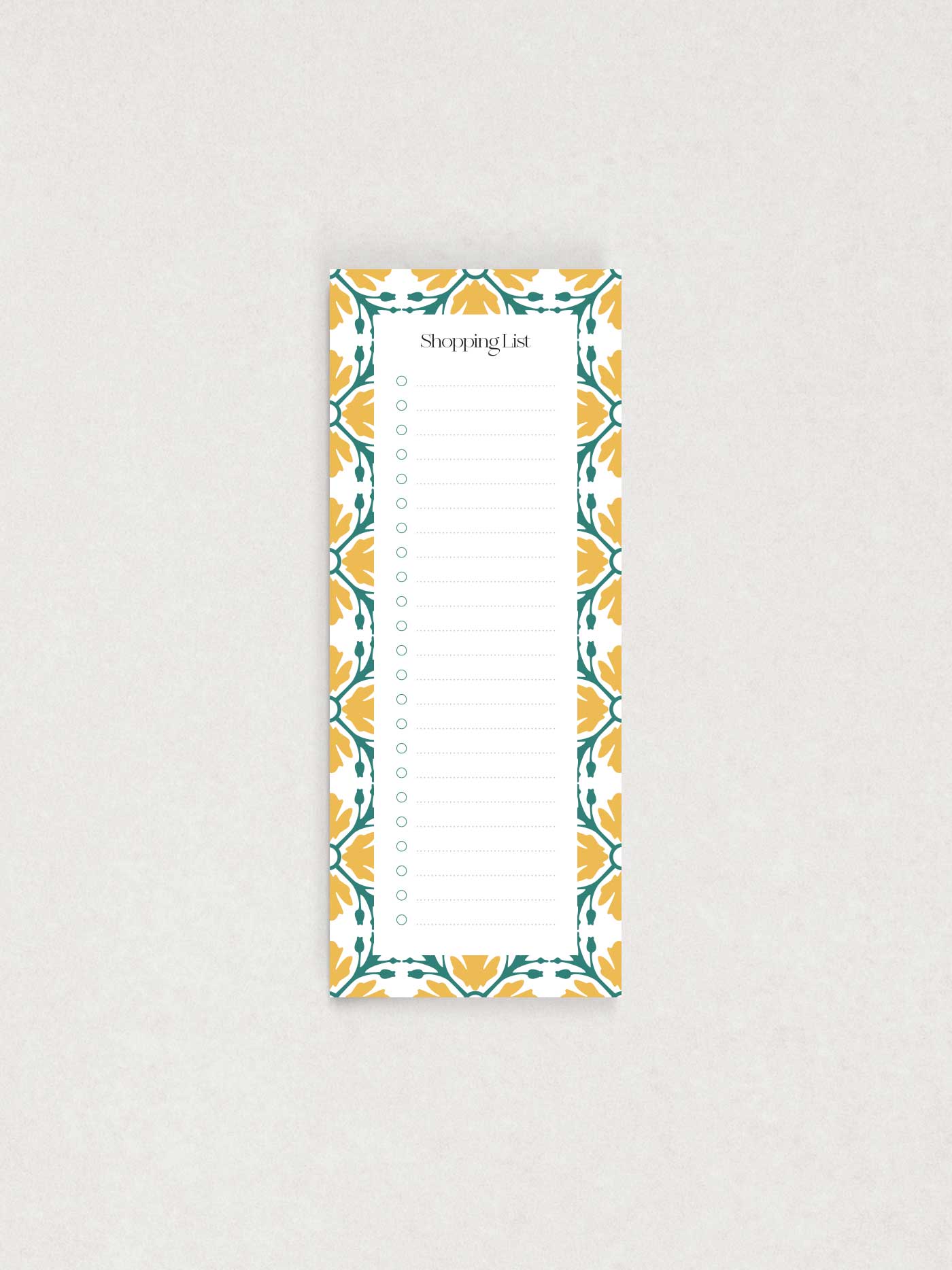 Lellux Shopping List | MADUMA