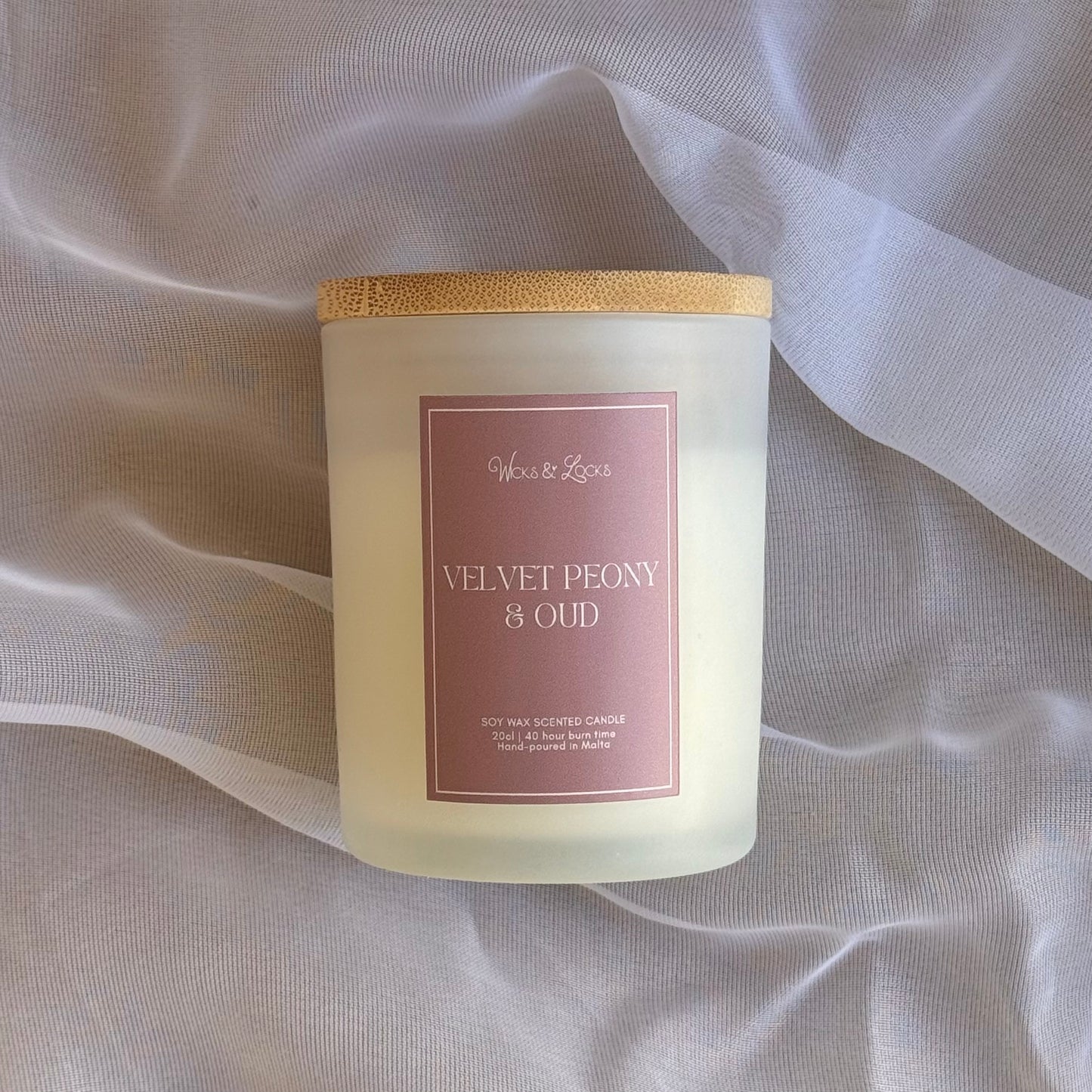 Velvet Peony & Oud | Luxury Scented Candle