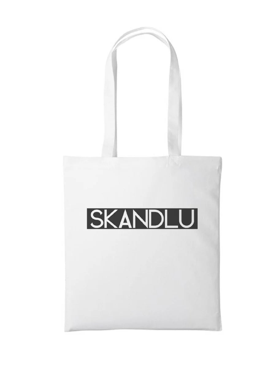 Skandlu | White Tote Bag | PARASCANDALO