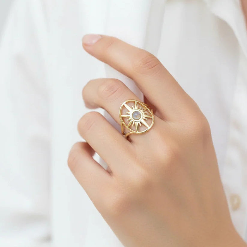 Solastra | Adjustable Ring | Woods Timeless Jewellery