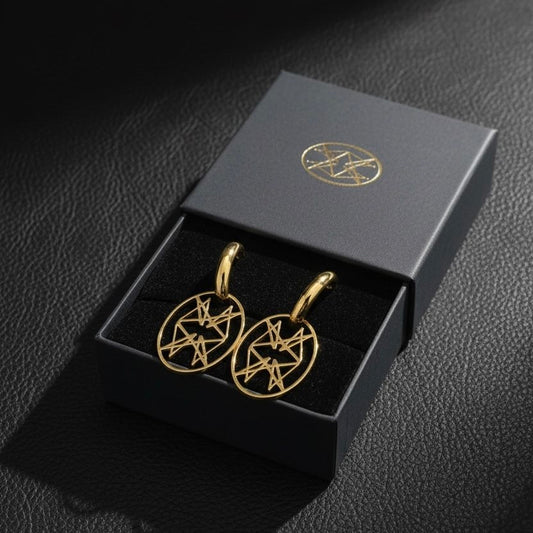 Monogram Hoop Earrings | PARASCANDALO