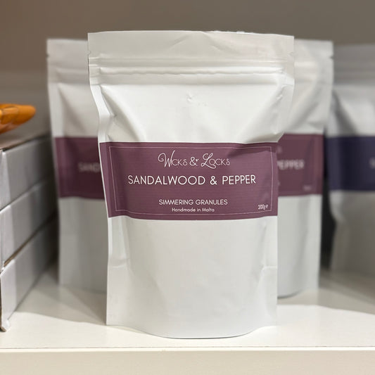 Sandalwood & Black Pepper | Simmering Granules