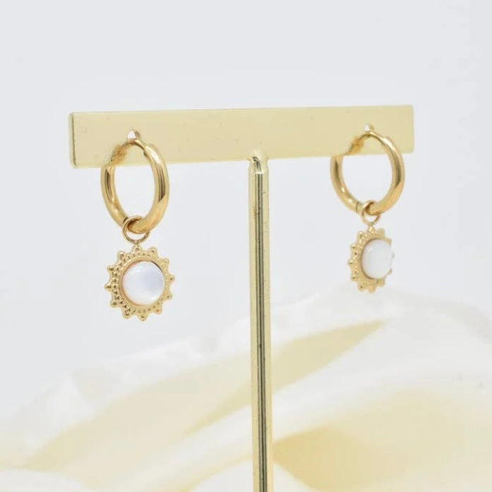 Aurelia Earrings | Mother Of Pearl