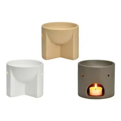 Atypical White Stone | Fragrance Lamp | Wicks & Locks