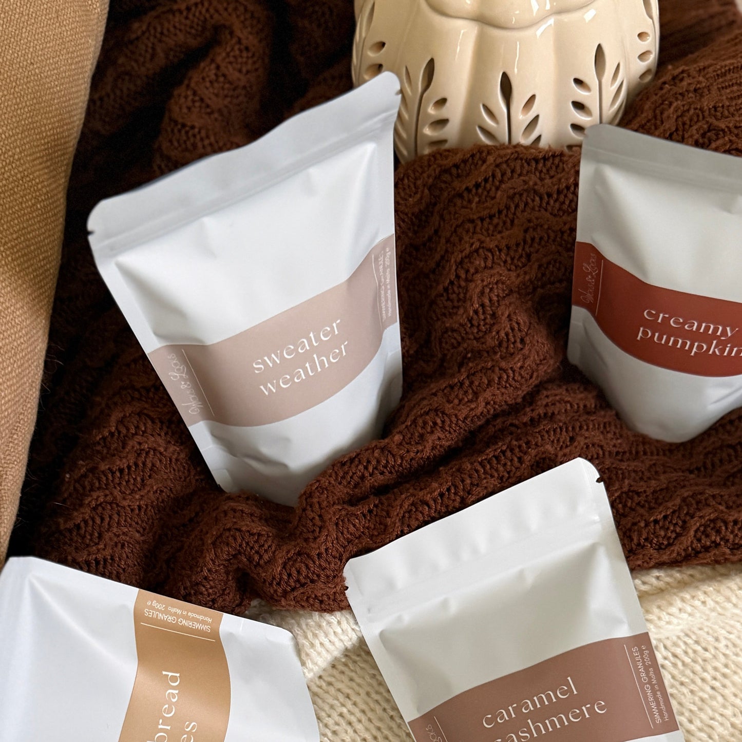 Autumn Collection Simmering Granules | Wicks & Locks Malta
