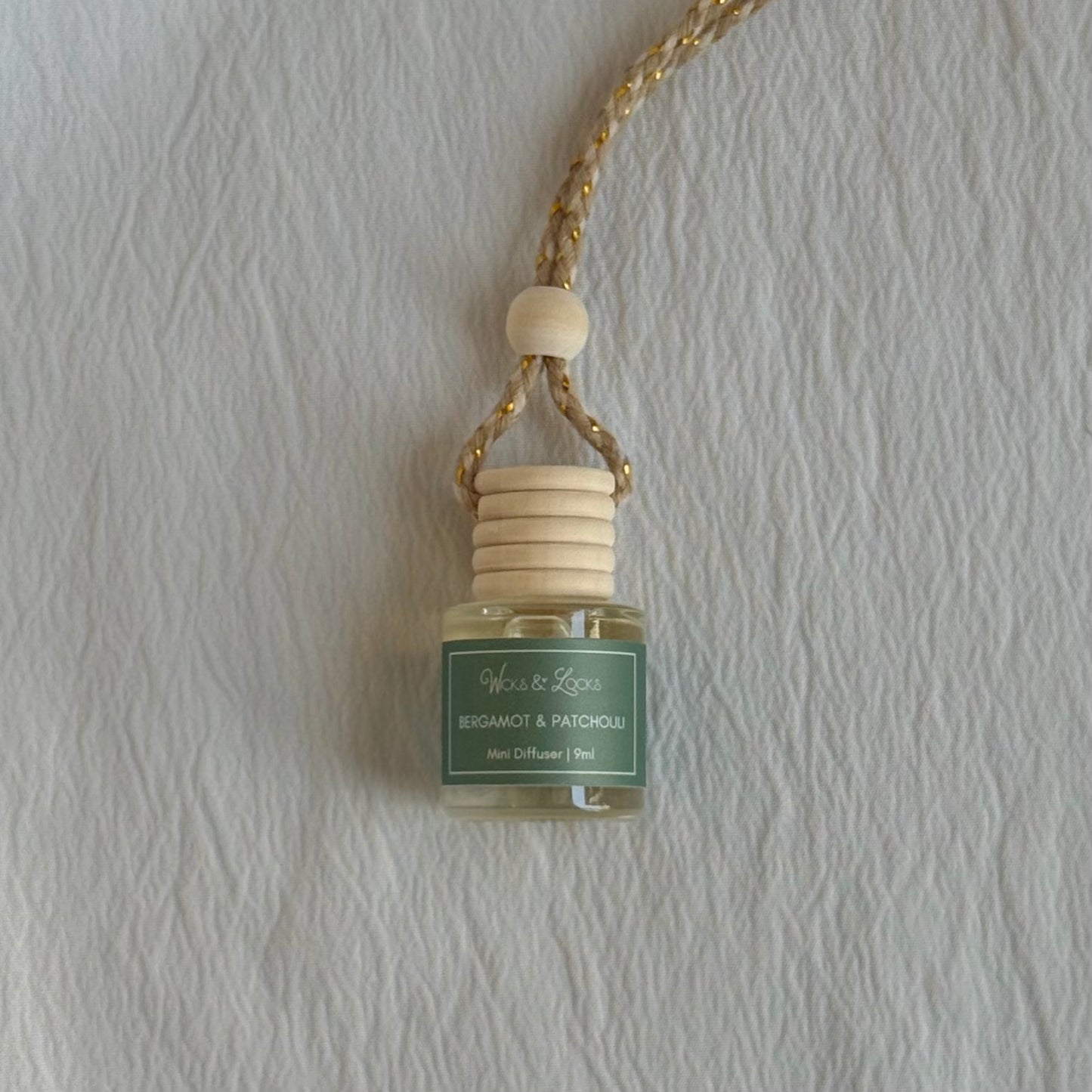 Bergamot & Patchouli | Mini Diffuser | Wicks & Locks | Malta