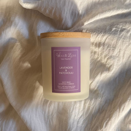 Lavender & Patchouli | Luxury Scented Candle