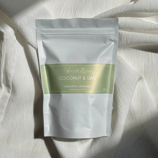 Coconut & Lime | Simmering Granules | Wicks & Locks | Malta
