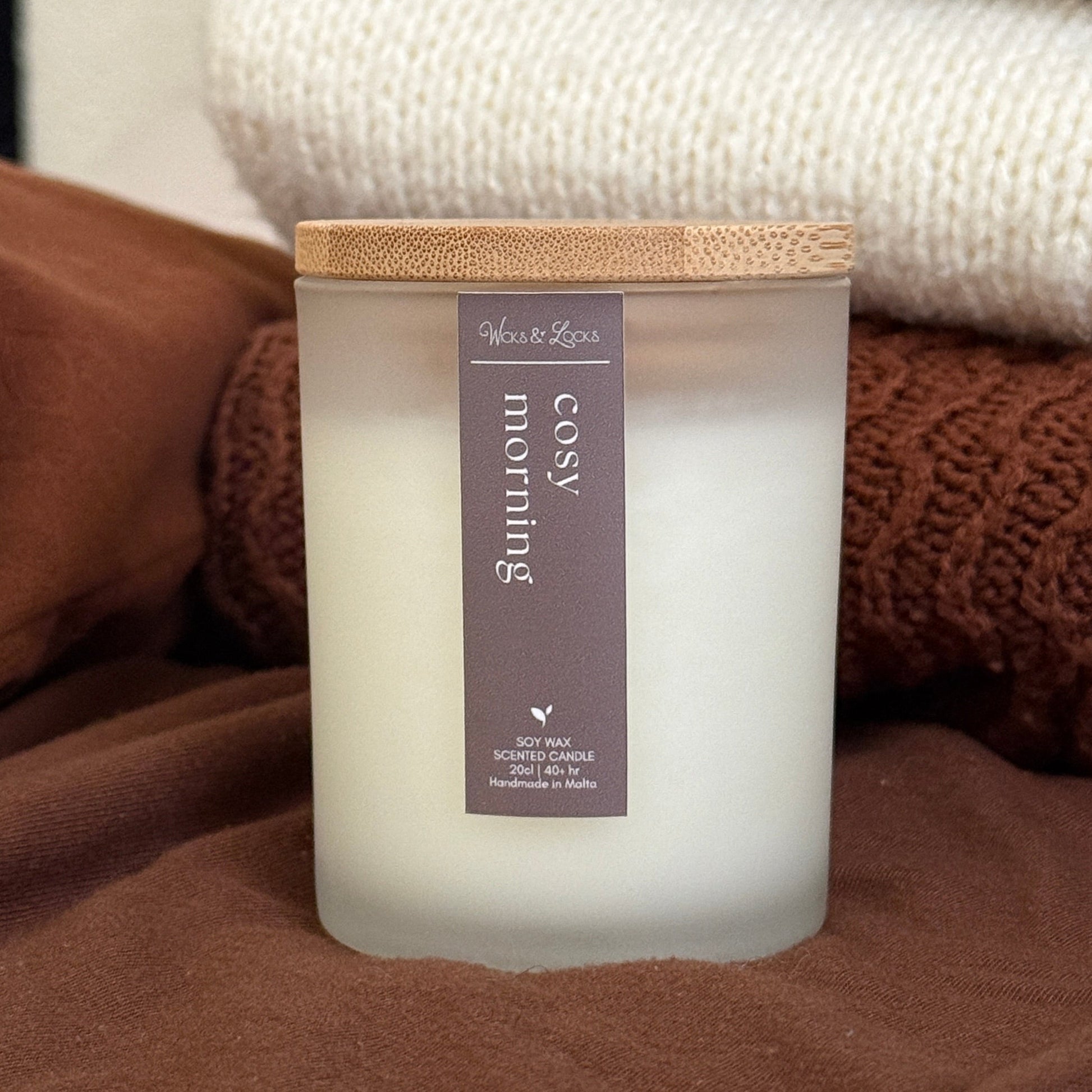 Cosy Morning | Scented Candle | Autumn Collection | Wicks & Locks | Handmade in Malta