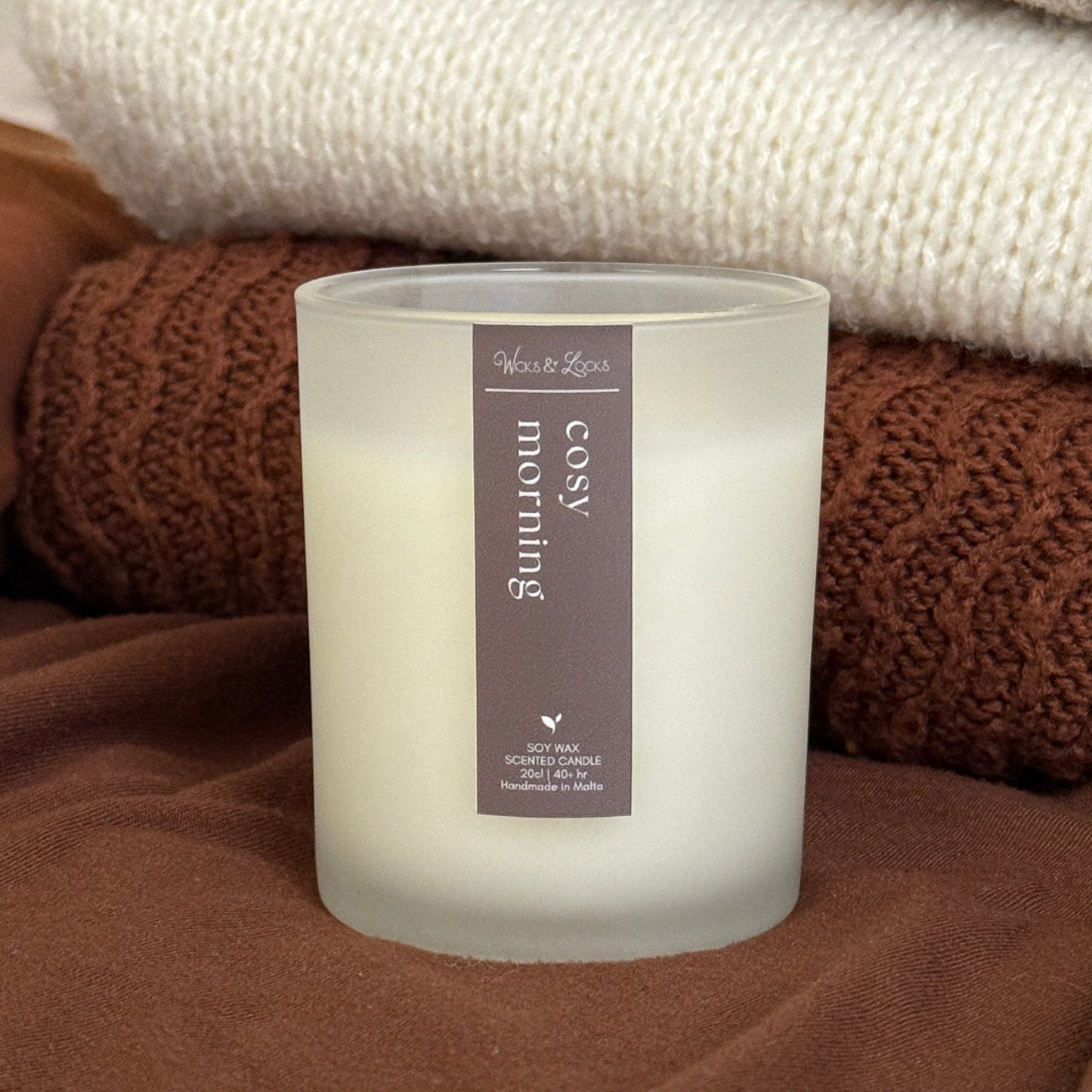 Cosy morning | Scented Candle | Autumn Collection | Wicks & Locks | Handmade in Malta