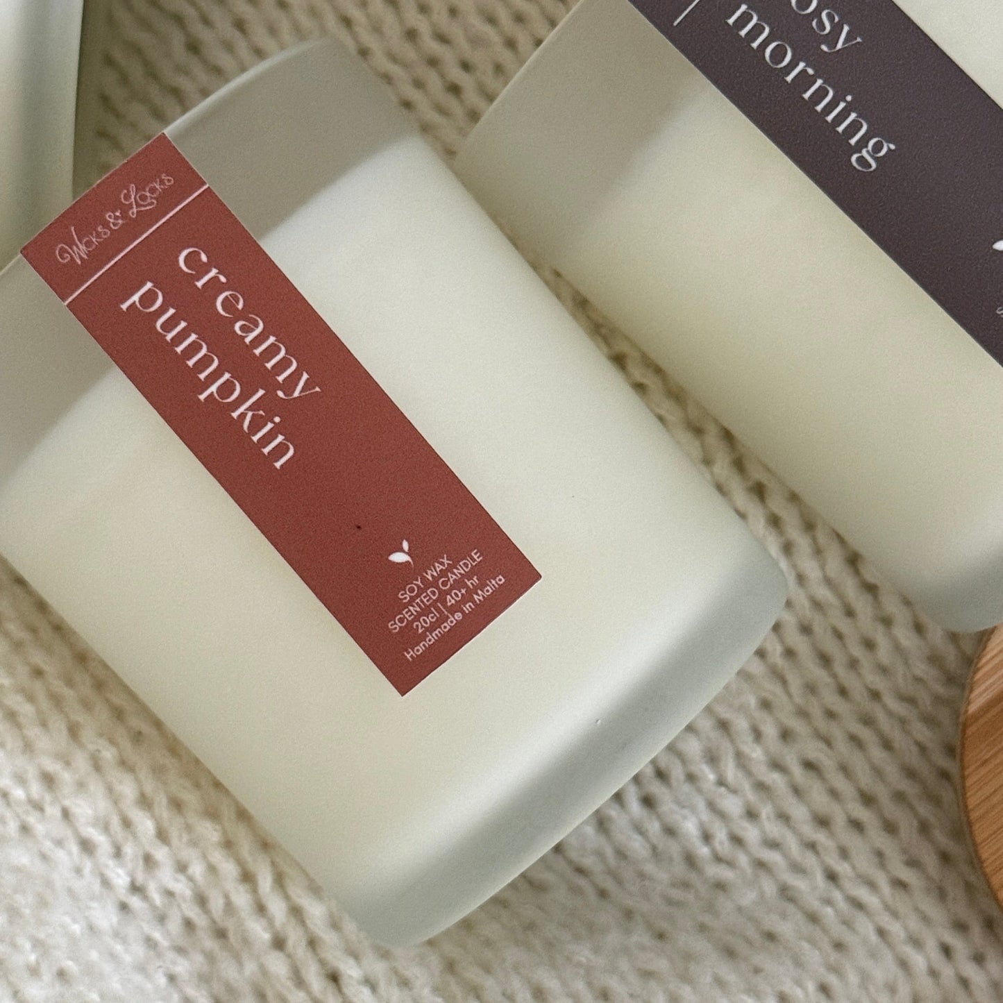 Scented Candle | Autumn Collection | Wicks & Locks | Handmade in Malta