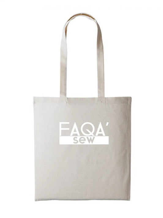 Faqa Sew | Ecru Tote Bag | PARASCANDALO