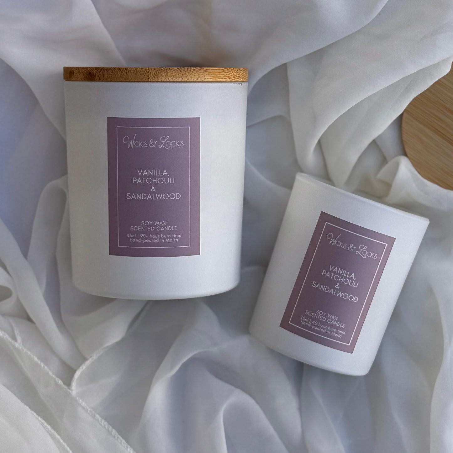 Vanilla, Patchouli & Sandalwood | Scented Candle