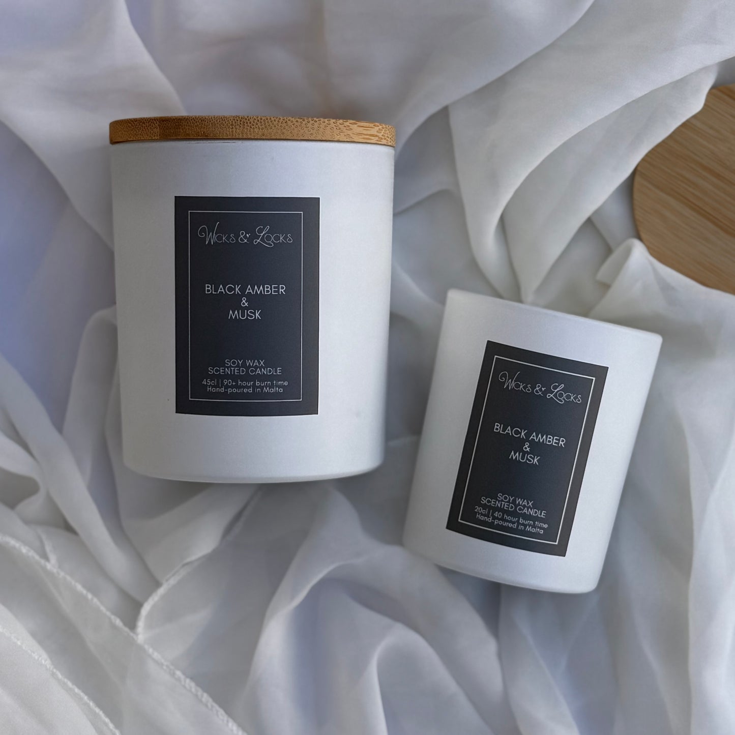 Black Amber & Musk | Scented Candle