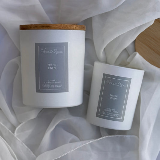 Fresh Linen | Luxury Scented Candle