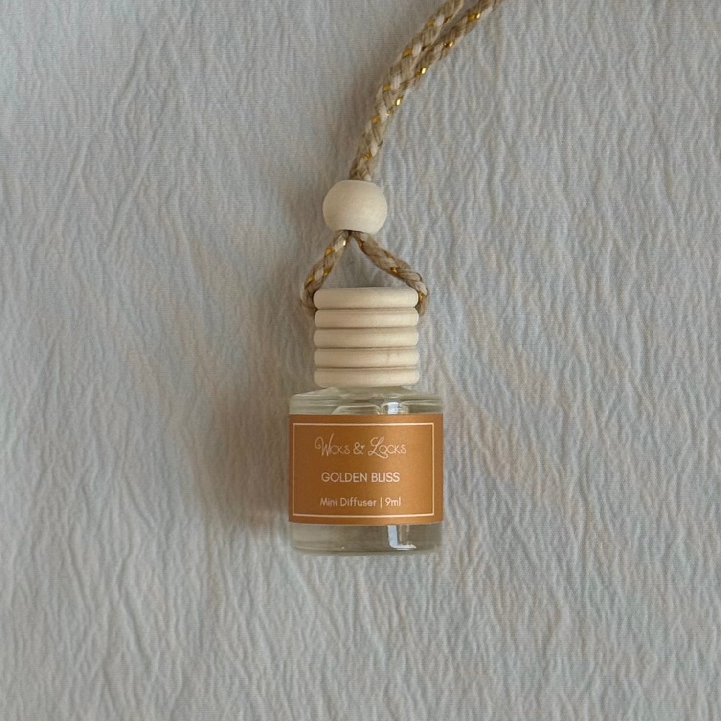 Golden Bliss | Mini Diffuser | Wicks & Locks | Malta