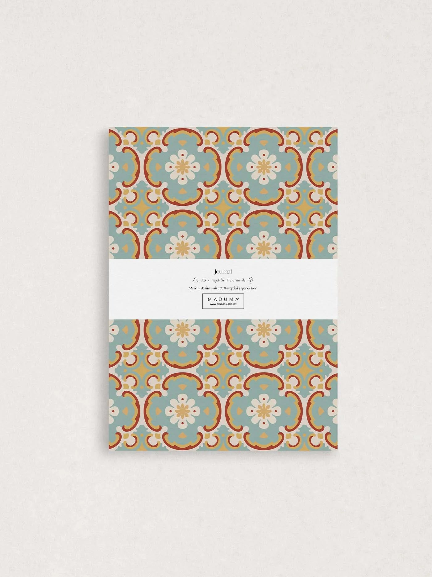 Turquoise A5 Ruled Journal | MADUMA