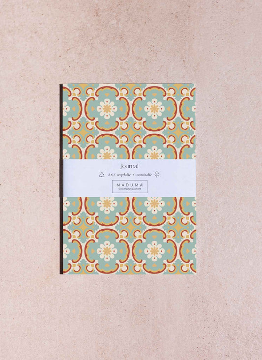 Turquoise A6 Ruled Journal | MADUMA