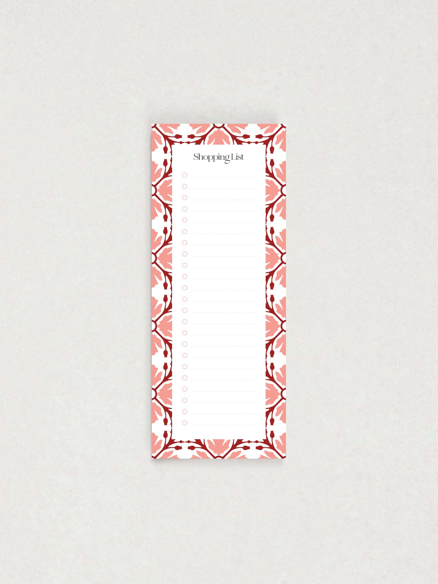 Warda Shopping List | MADUMA