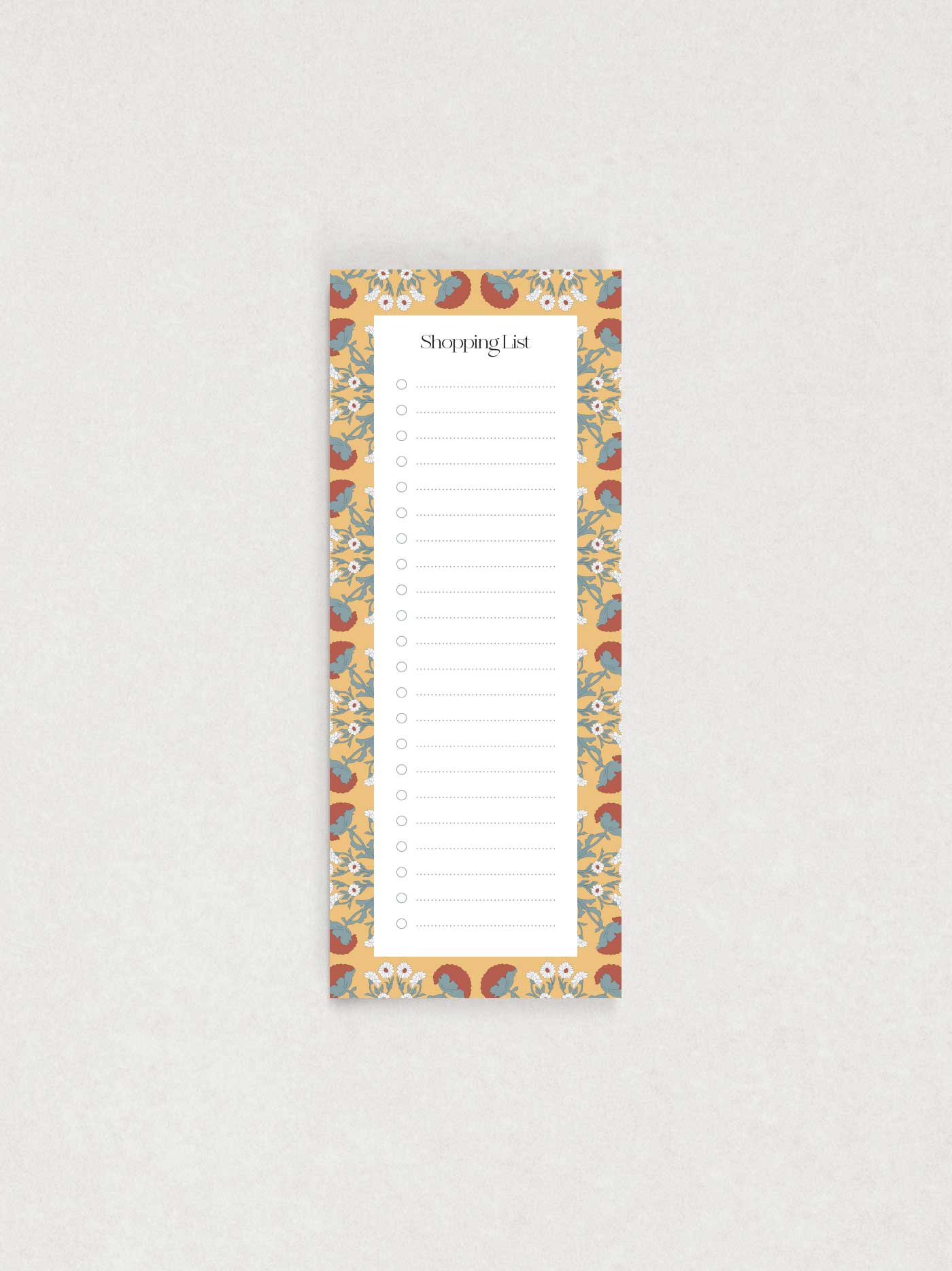 Fjuri Shopping List | MADUMA