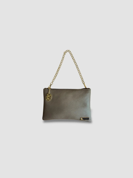 Julia Clutch Bag | Taupe | PARASCANDALO