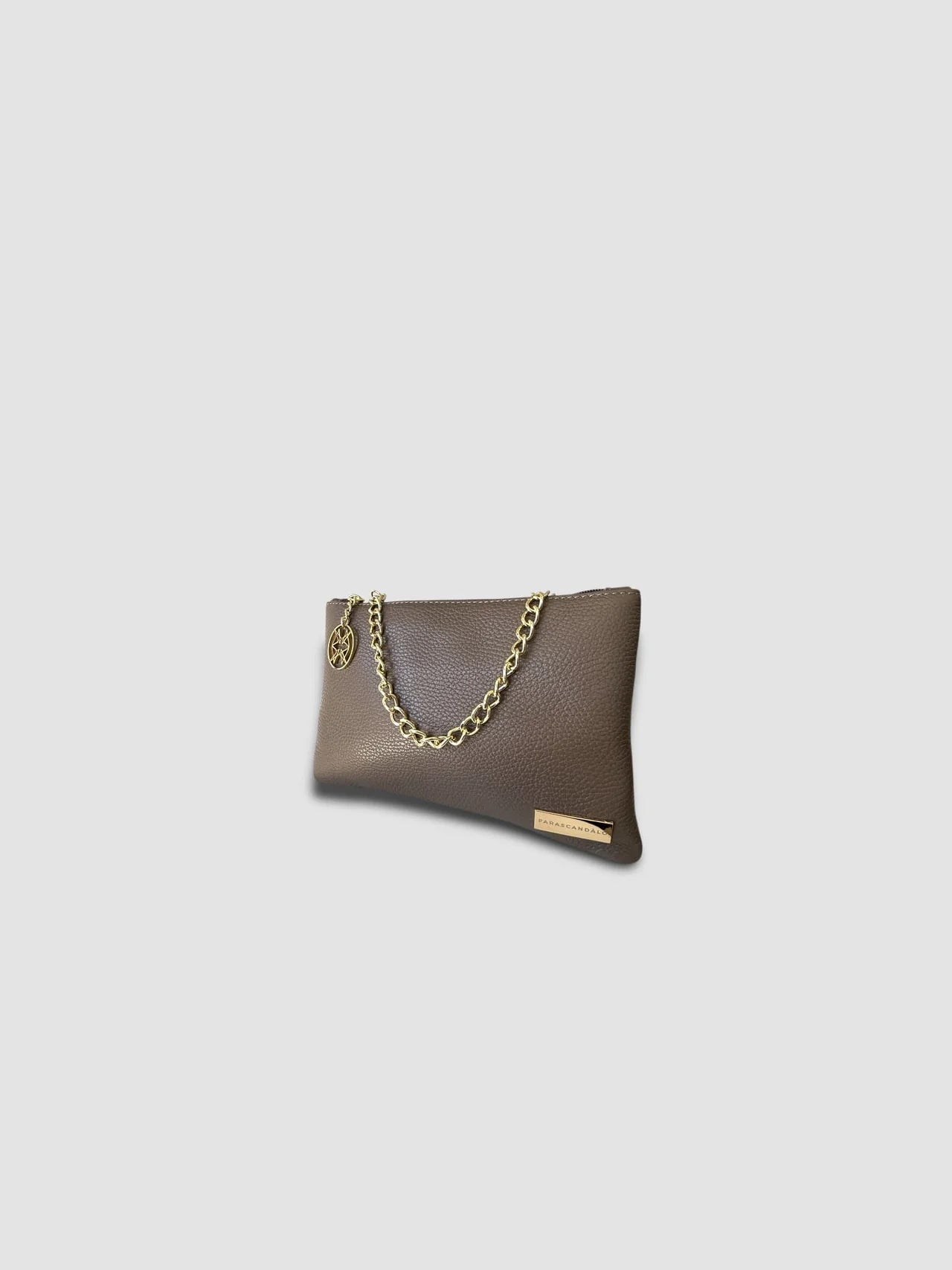 Julia Clutch Bag | Taupe | PARASCANDALO