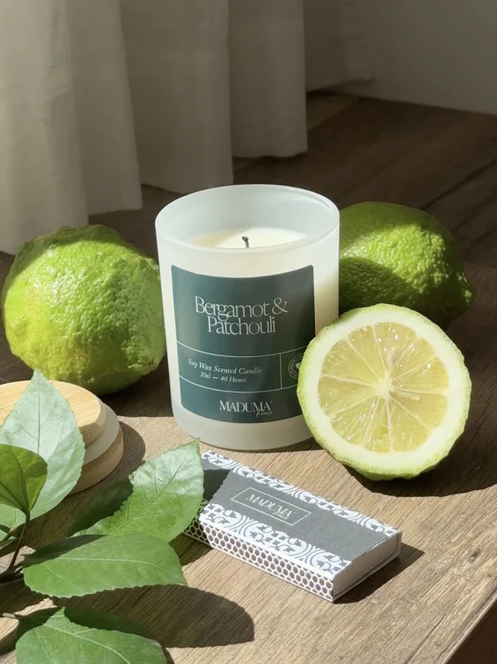 MADUMA® Scented Candle - Bergamot & Patchouli