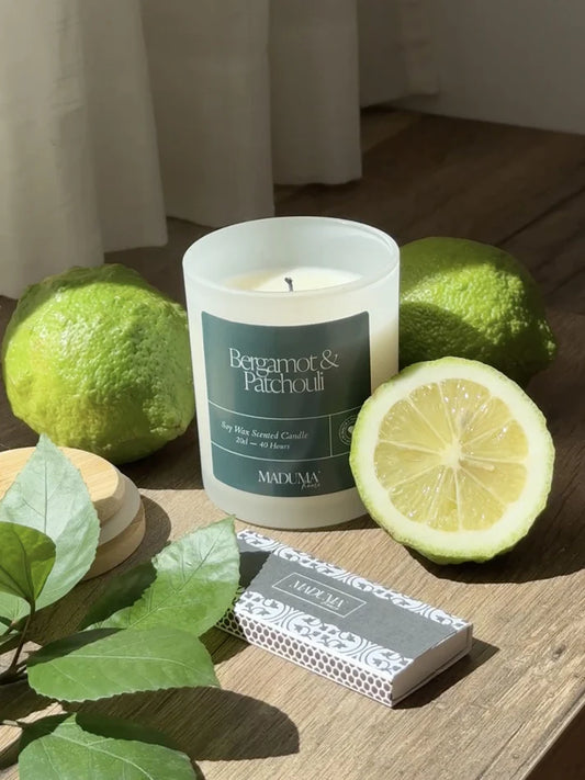 MADUMA® Scented Candle - Bergamot & Patchouli
