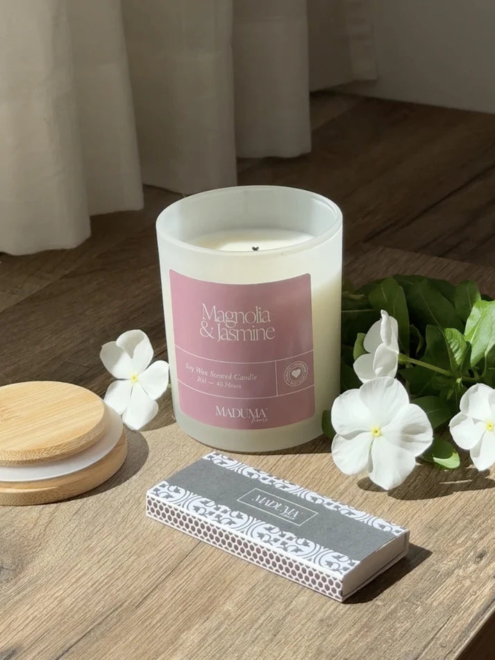 MADUMA® Scented Candle - Magnolia & Jasmine