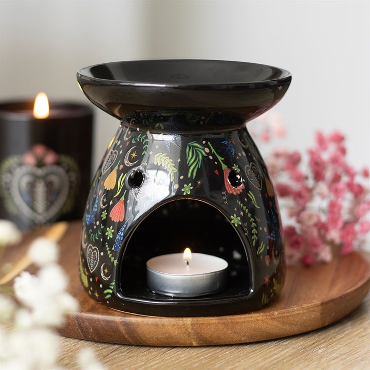 Black Midnight Bloom  | Fragrance Lamp