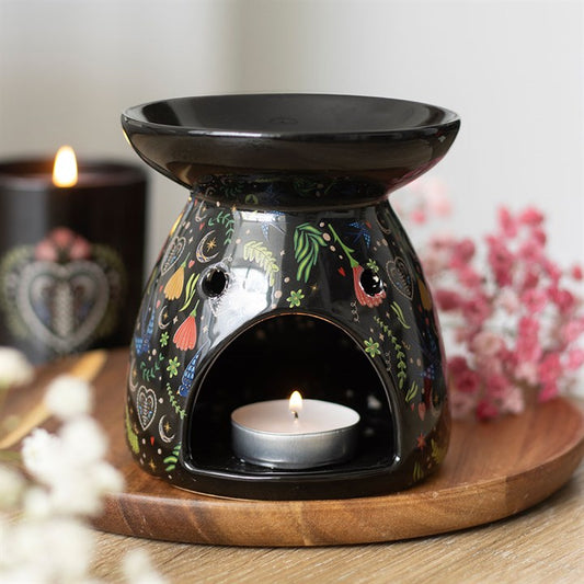 Black Midnight Bloom  | Fragrance Lamp