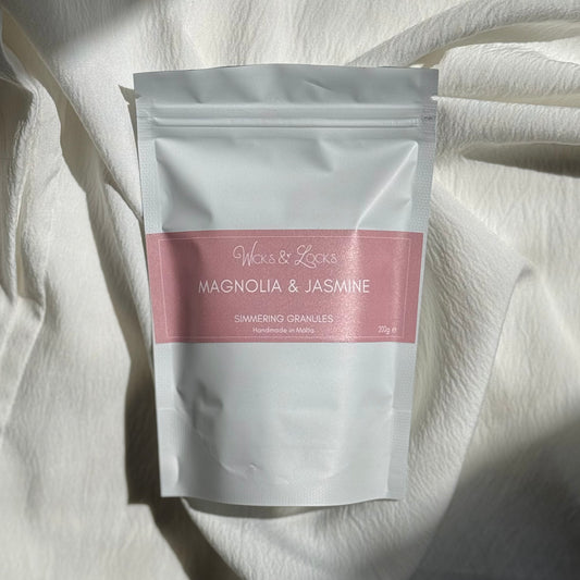 Magnolia & Jasmine | Simmering Granules | Wicks & Locks | Malta