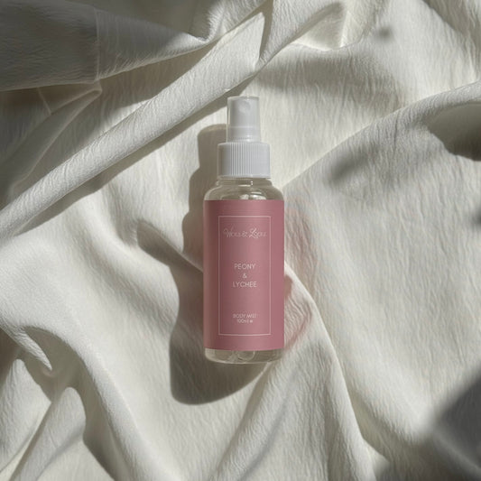 Peony & Lychee | Body Mist | Wicks & Locks | Malta