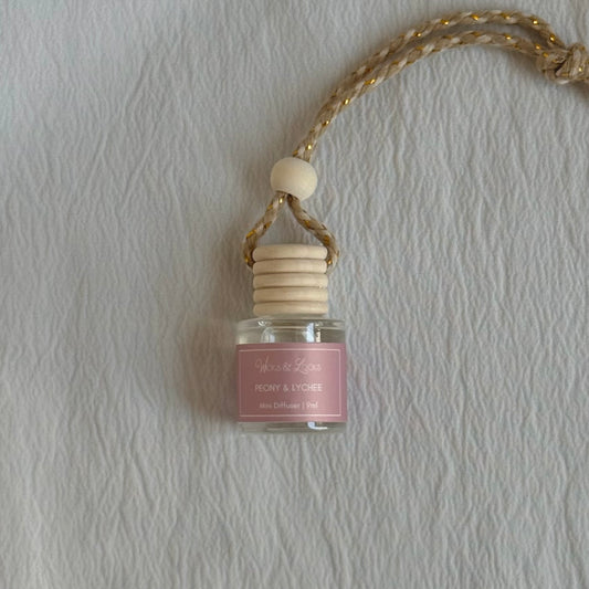 Peony & Lychee | Mini Diffuser | Wicks & Locks | Malta