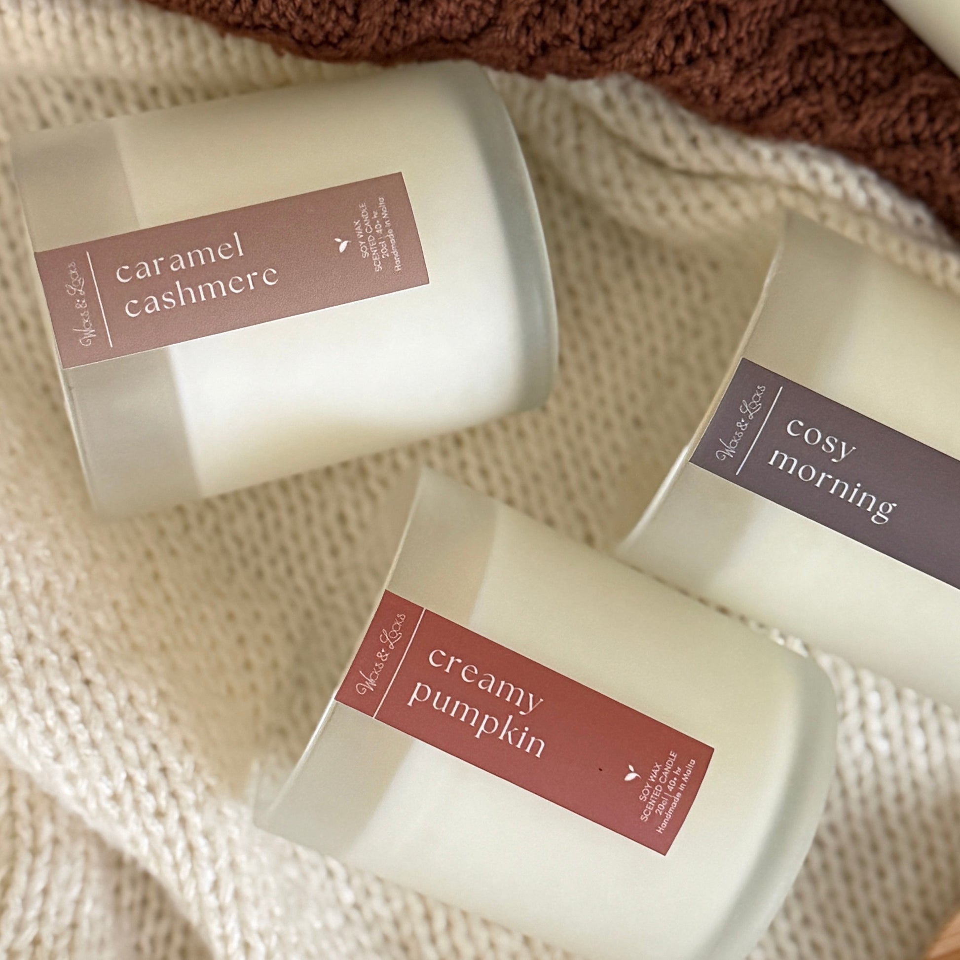 Scented Candles | Autumn Collection | Wicks & Locks | Handmade in Malta