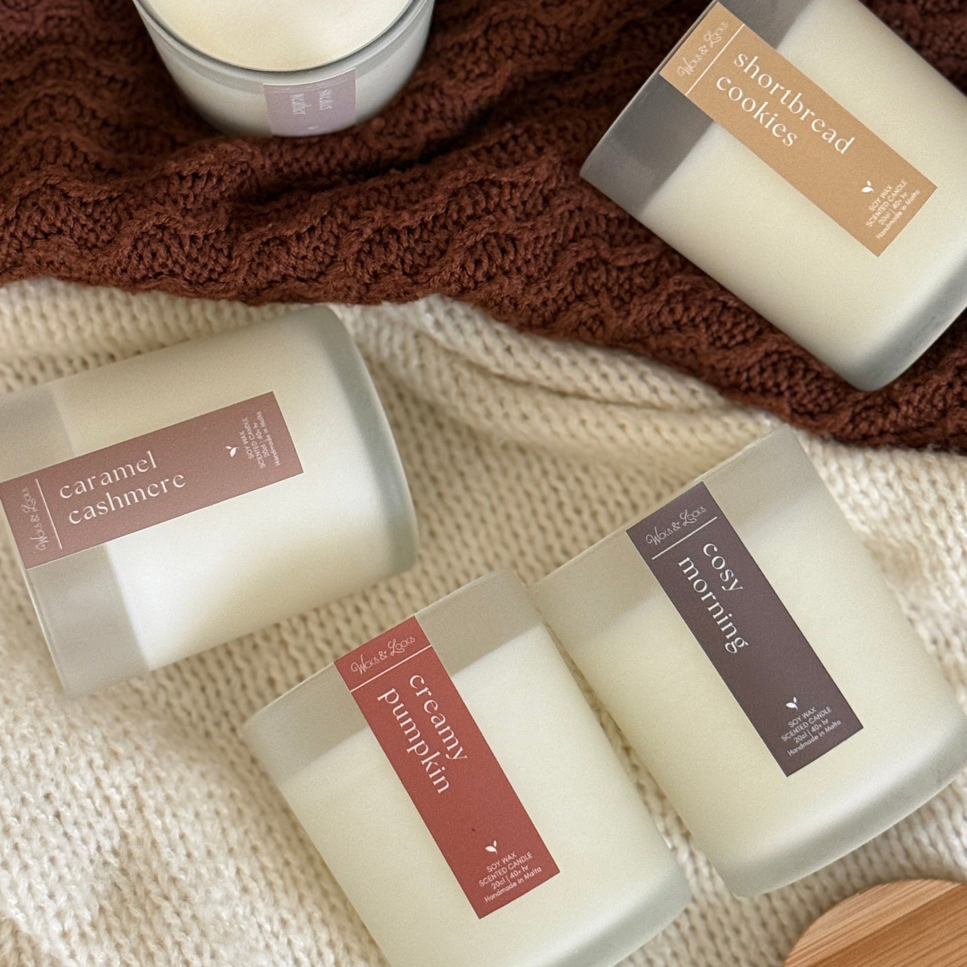 Scented Candles | Autumn Collection | Wicks & Locks | Handmade in Malta