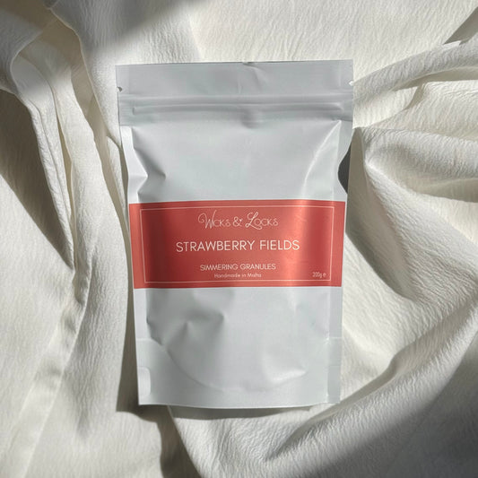 Strawberry Fields | Simmering Granules | Wicks & Locks | Malta