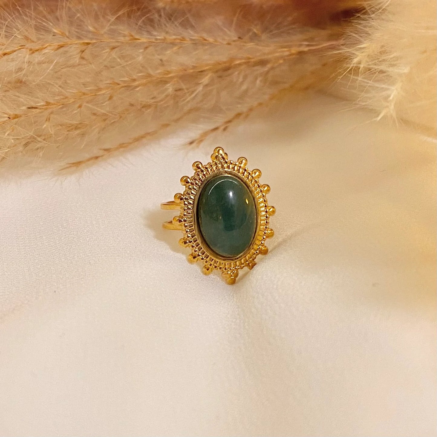 Sundara | Water Agate | Adjustable Ring