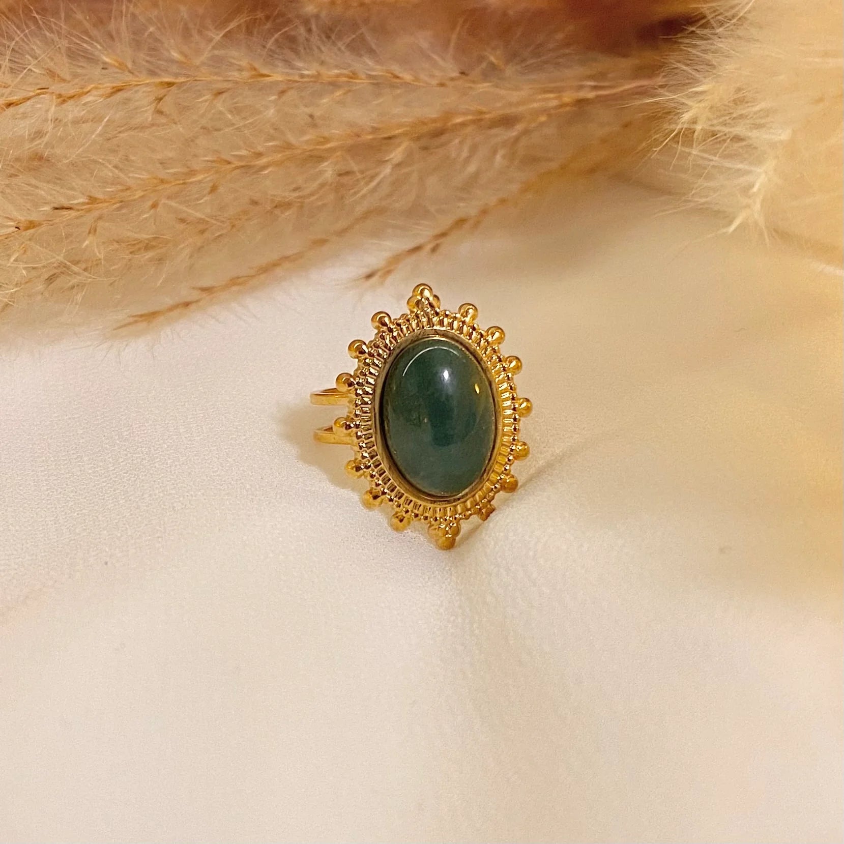 Sundara | Water Agate | Adjustable Ring