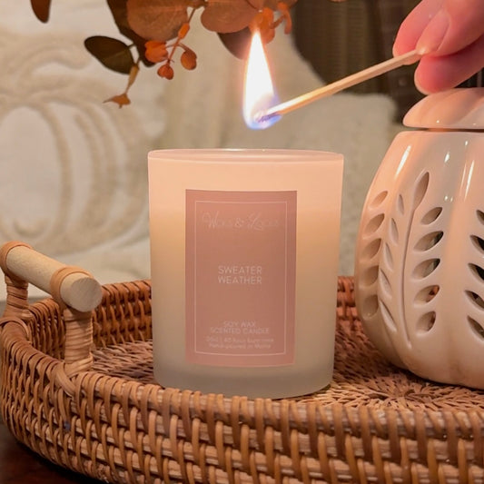 Sweater Weather | Luxury Scented Candle | Wicks & Locks
