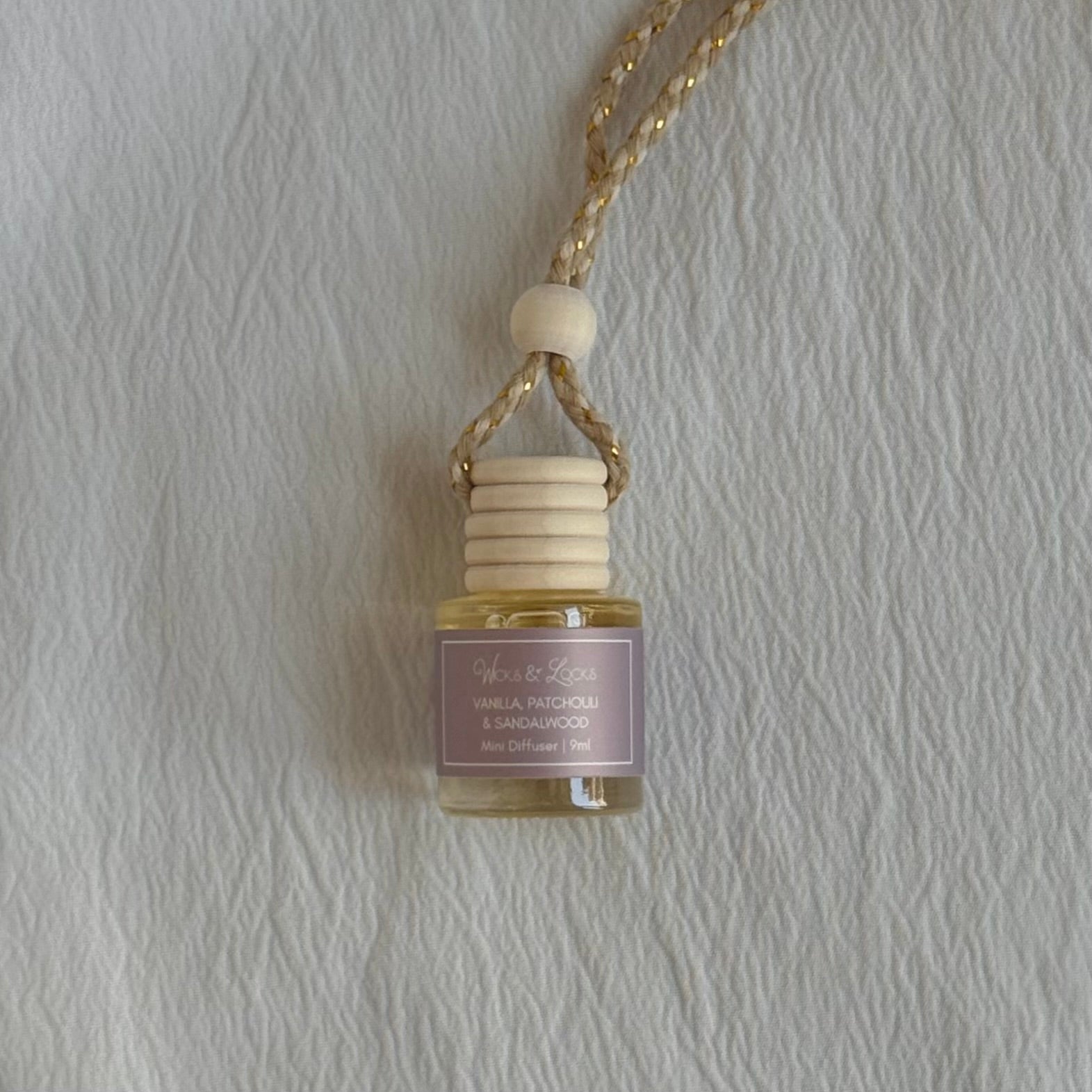 Vanilla, Patchouli & Sandalwood | Mini Diffuser | Wicks & Locks | Malta