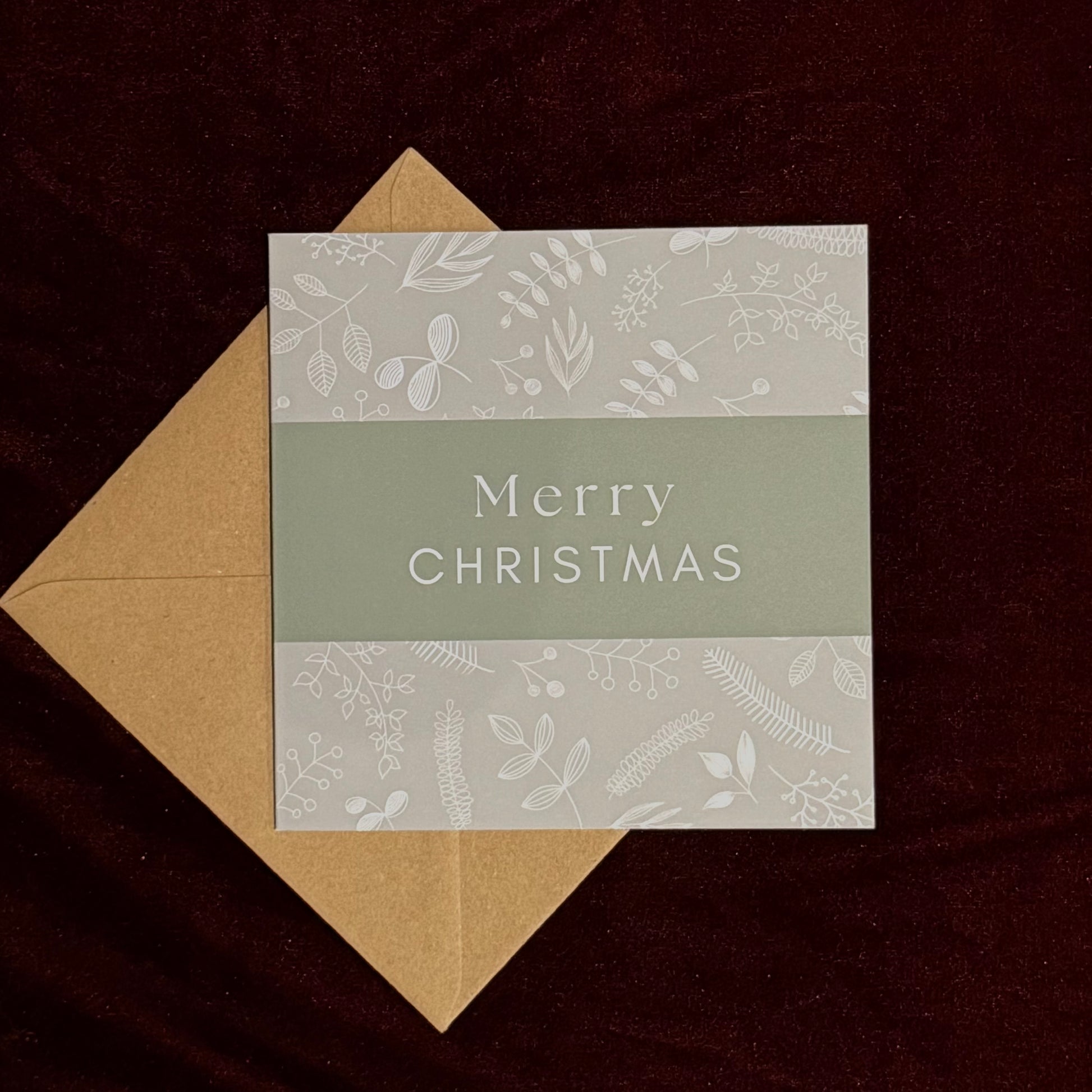 christmas greeting card gift english