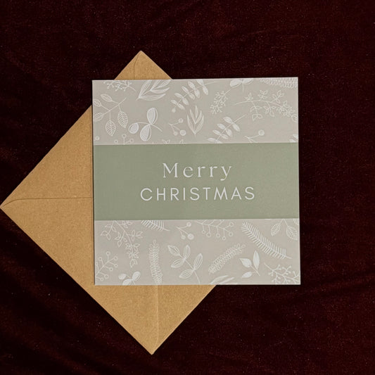 christmas greeting card gift english
