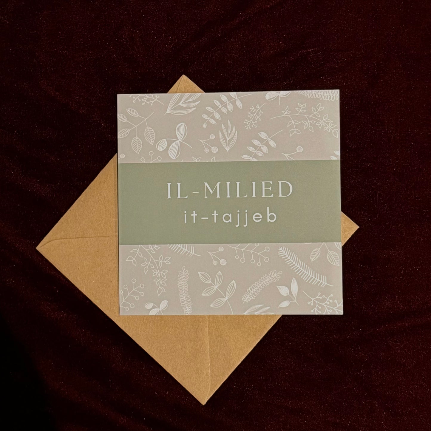 il-milied it-tajjeb christmas greeting card gift malti