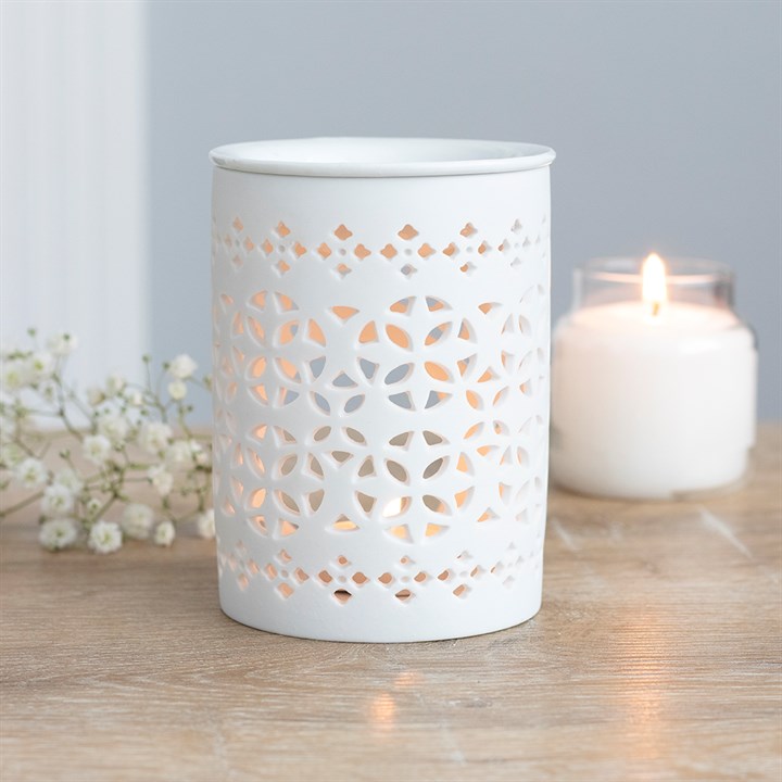 White Matte Cut-Out  | Fragrance Lamp